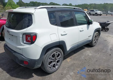 2016 Jeep Renegade Limited from USA, damaged, VIN ZACCJADT7GPC85093